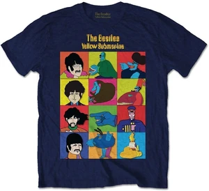 The Beatles T-shirt Yellow Submarine Characters Unisex Navy Blue L