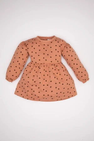 DEFACTO Baby Girl Polka Dot Long Sleeve Dress