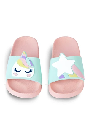 Denokids Unicorn Girls' Slippers