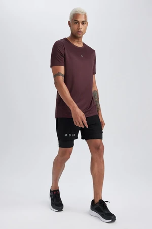 DEFACTO Fit Slim Fit Slim Cut Sports Woven Shorts