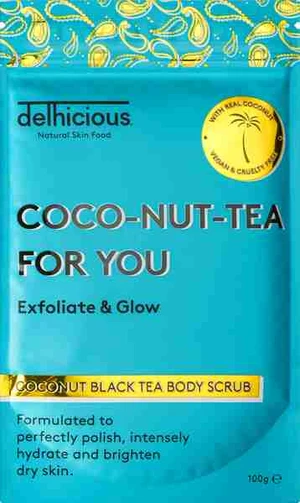 Delhicious, Coconut Black Tea Body Scrub