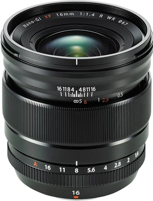 Fujifilm XF16mm F1,4R WR Lente para foto y video