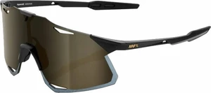 100% Hypercraft Matte Black/Soft Gold Mirror Lunettes vélo