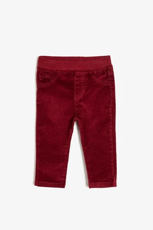 Koton Pants - Burgundy - Relaxed