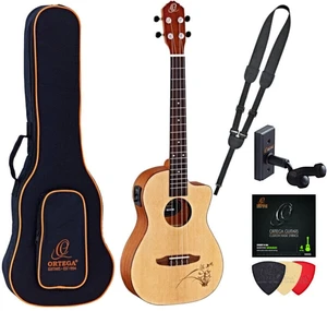 Ortega RU5CE-BA Deluxe SET Natural Ukelele barítono