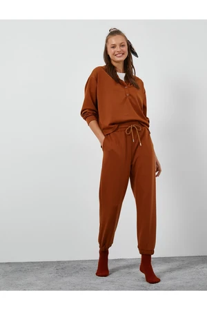 Koton Pajama Bottoms - Brown - Joggers