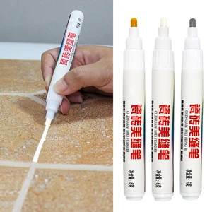 Tile Gap Filler Grout Restorer Marker Wall Floor Seam Repair Pen White Grout Tile Pen Grout Sealer Pencil For Bathrooms Kitchen