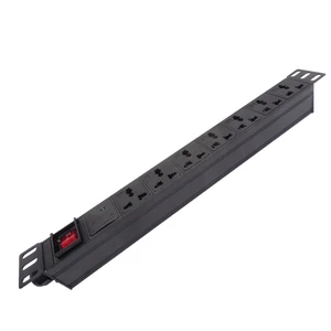 Power Strip 16A 3500W 7 Way AC Socket EU/UK/US/AU/ Plug Adaptor with Switch 2m Extension Cord PC Explosion Proof SPD