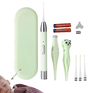 Ear Pick Kids Ear Wax Removal With Lighting Mode Visible Ear Cleaner Earwax Removal Kit Battery Powered/USB Charging Model