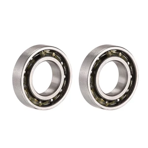 Uxcell 2Pcs S689 Stainless Steel Ball Bearing 9x17x4mm Stamping Steel Cage Bearings