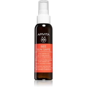 Apivita Bee Sun Safe Hair Oil hydratační olej pro vlasy namáhané sluncem 100 ml