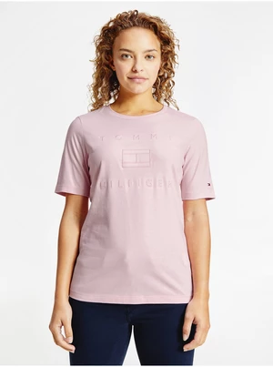 Dámske tričko Tommy Hilfiger Pink