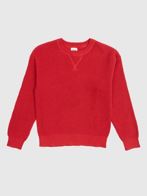 Red boys' sweater GAP