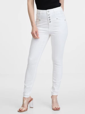 White women's skinny fit jeans ORSAY