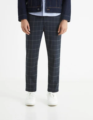 Celio Plaid 24h Trousers - Men