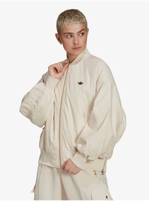 Cream Women's Leatherette Bomber adidas Originals - Women