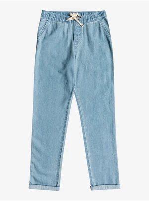 Light Blue Girl Jeans Roxy Yeah Bali Baby - Girls