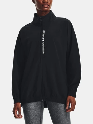 Under Armour Jacket Woven FZ Oversized Jacket-BLK - Women