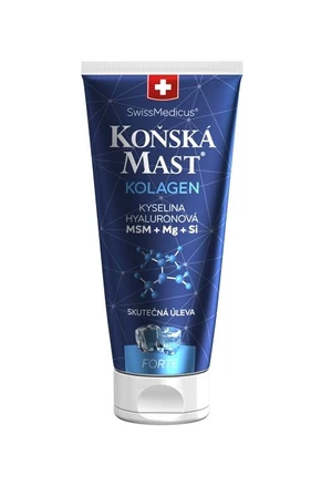 SwissMedicus Koňská mast s kolagenem chladivá FORTE 200 ml