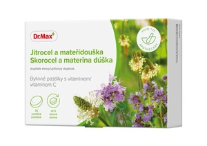 Dr. Max Herbal Jitrocel a mateřídouška bylinné pastilky 36 pastilek