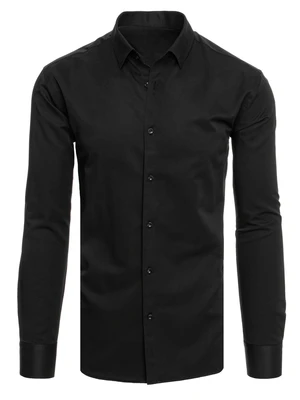 Men's Solid Black Dstreet Shirt