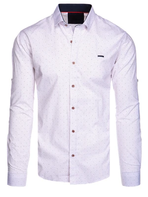 Dstreet White Men's Shirt