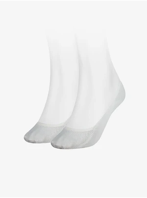 Tommy Hilfiger Socks - TH WOMEN REGULAR STEP 2P white