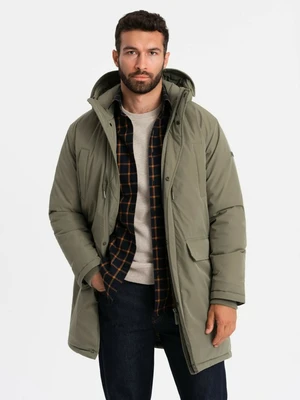 Ombre Clothing Parka Zelená