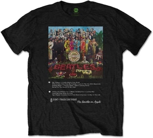 The Beatles T-shirt Sgt Pepper 8 Track Unisex Black XL