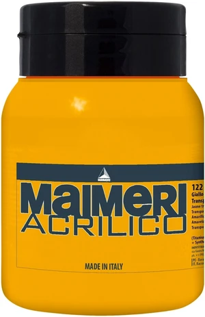 Maimeri Acrilico Acrylfarbe Transparent Yellow 122 500 ml 1 Stck