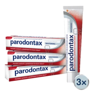 PARODONTAX Zubní pasta s bělicím účinkem Whitening Tripack 3 x 75 ml