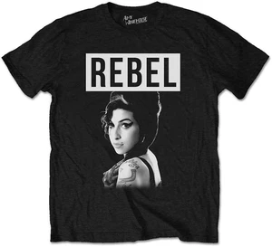 Amy Winehouse T-Shirt Rebel Unisex Black L