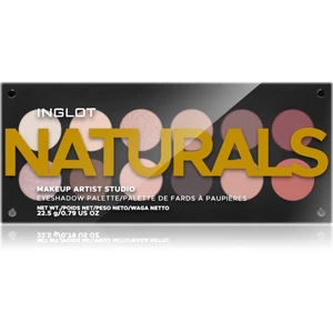 Inglot Makeup Artist Studio Palette paletka očních stínů odstín NATURALS 18,7 g