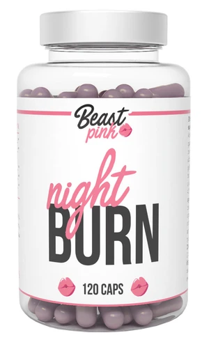 GYMBEAM BeastPink Spaľovač tukov Night Burn 120 kapsúl