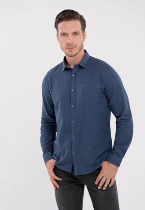 Volcano Man's Shirt K-Odar Navy Blue