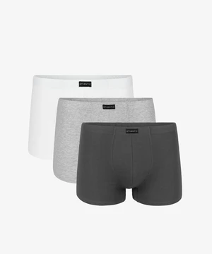 Man Boxers ATLANTIC 3Pack - white/gray/dark gray