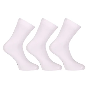 3PACK Socks Nedeto Ankle Bamboo White