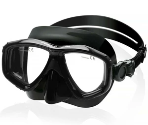 AQUA SPEED Unisex's Diving Mask Vision Black/Transparent