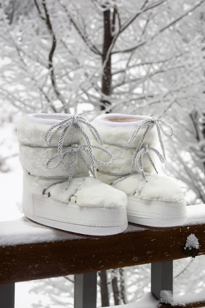 Trendyol Ecru Für Laced Women's Snow Boots