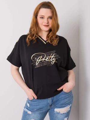 Black blouse plus size