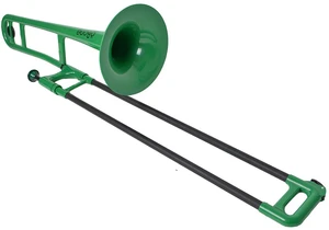 pBone 700643 Trombon din plastic Verde