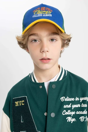 DEFACTO Boy Gabardine Embroidered Hat