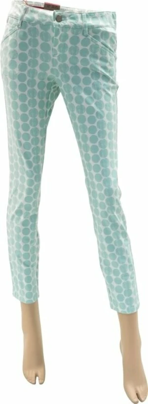 Alberto Mona WR Dots Turquoise 38 Pantaloni