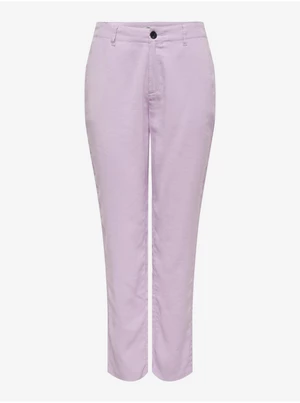 Light purple women's trousers ONLY Aris - Women