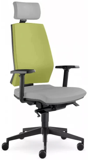 LD SEATING Kancelářská židle STREAM 280-SYS, s PDH šedo-zelená