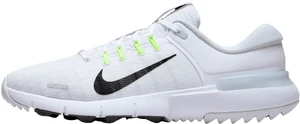 Nike Free Unisex White/Black/Pure Platinum/Wolf Grey 45,5 Chaussures de golf pour hommes