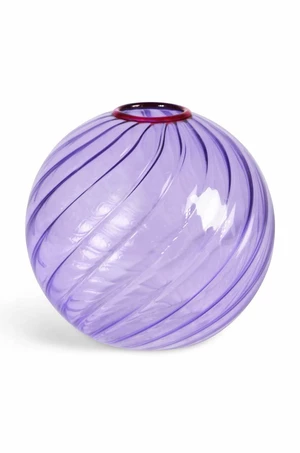 Dekoratívna váza &k amsterdam Spiral Purple