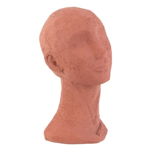 Figurka dekoracyjna w kolorze terakoty PT LIVING Face Art, wys. 28,4 cm