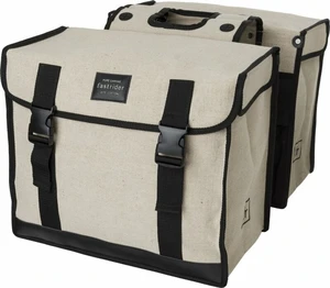 Fastrider Canvas Basics Podwójna torba podróżna na rower Basics Natural 56 L