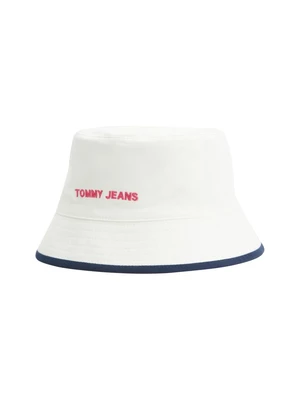 Tommy Jeans Hat - TJW ITEM REVERSIBLE BUCKET HAT white